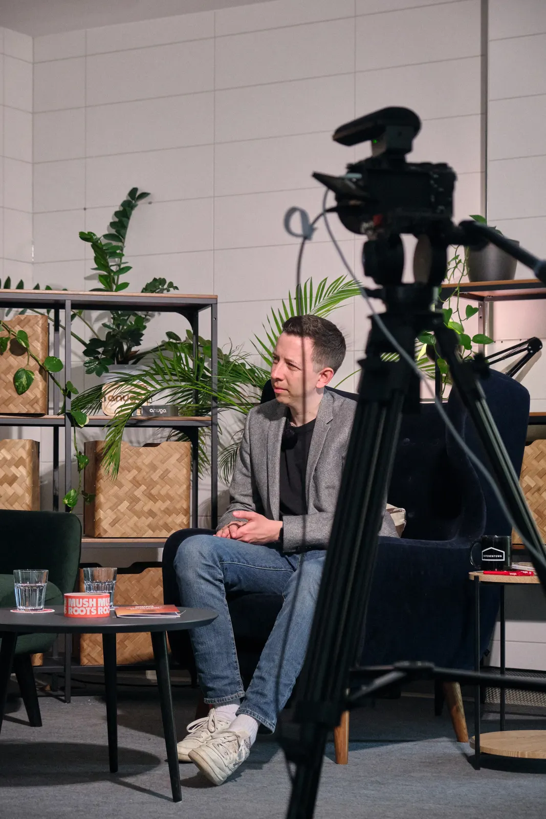 Interview-Aufnahme für ein Video-Format