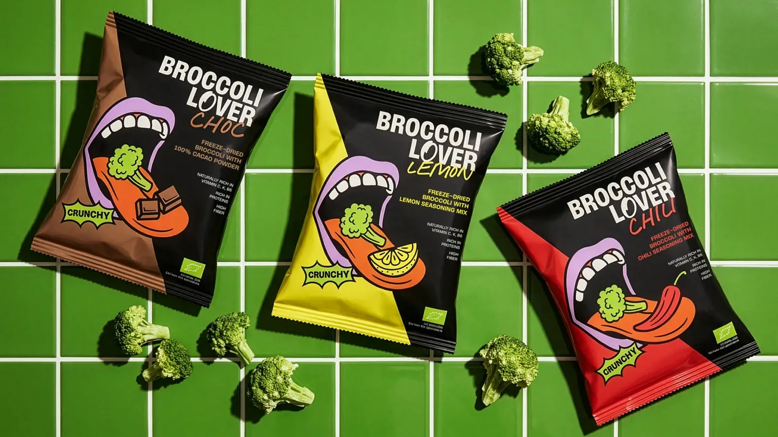 Markenauftritt und Verpackung für Broccoli Lover von MILK