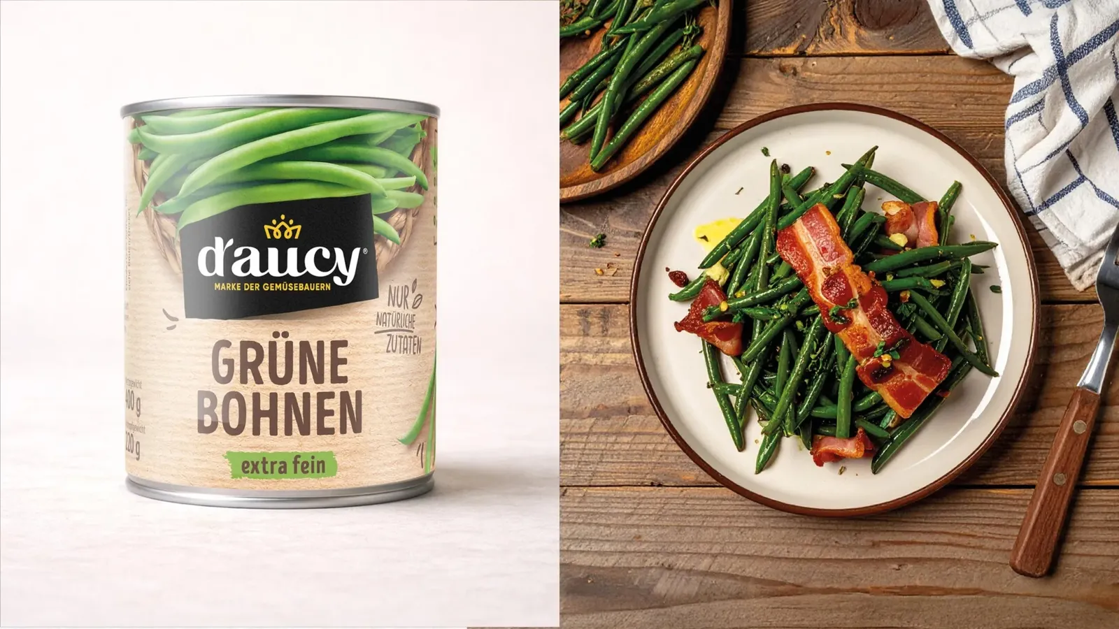 Produktinszenierung für d’aucy von MILK
